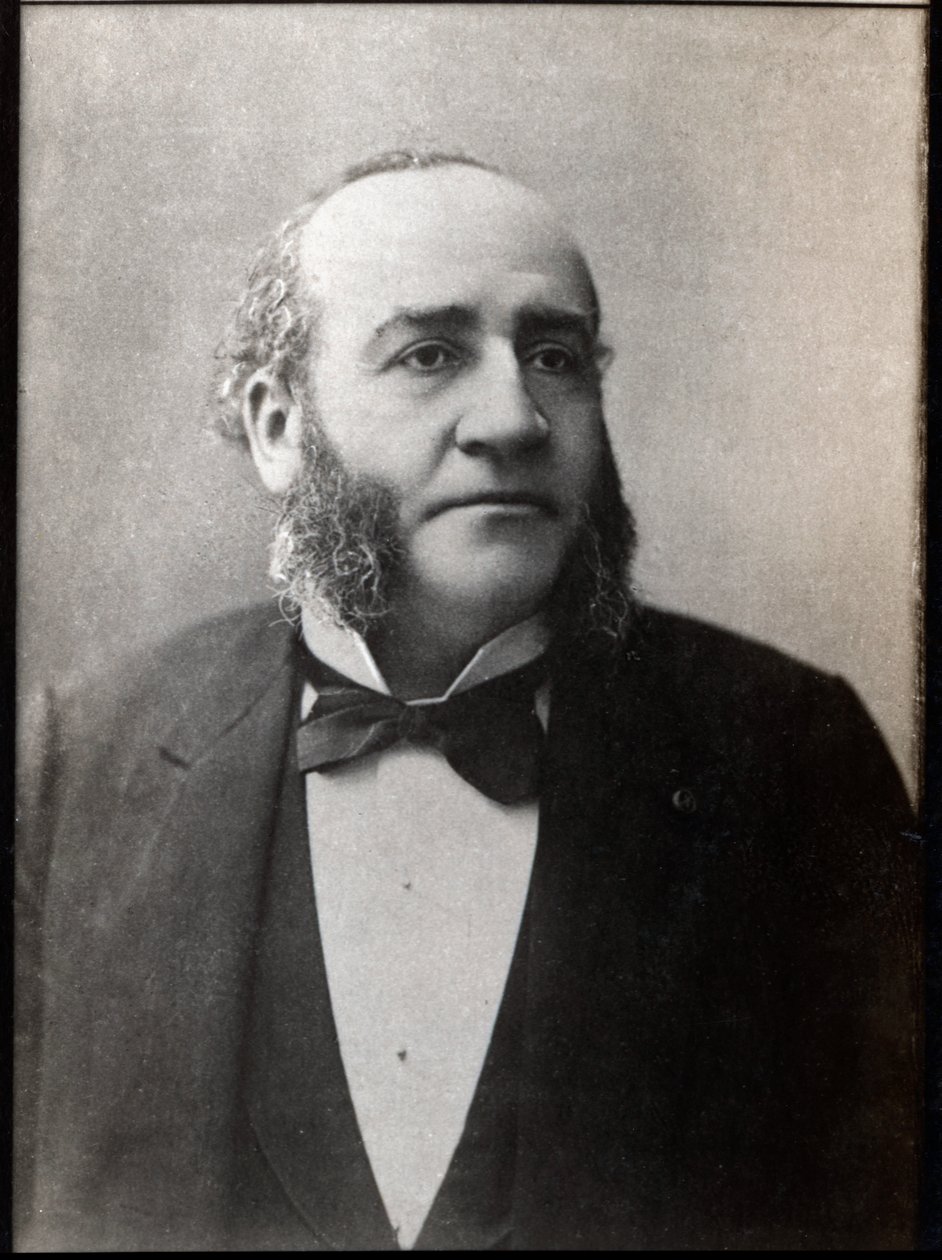 Porträtt Jules Emile Pean (1830-1898), fransk kirurg. av French Photographer