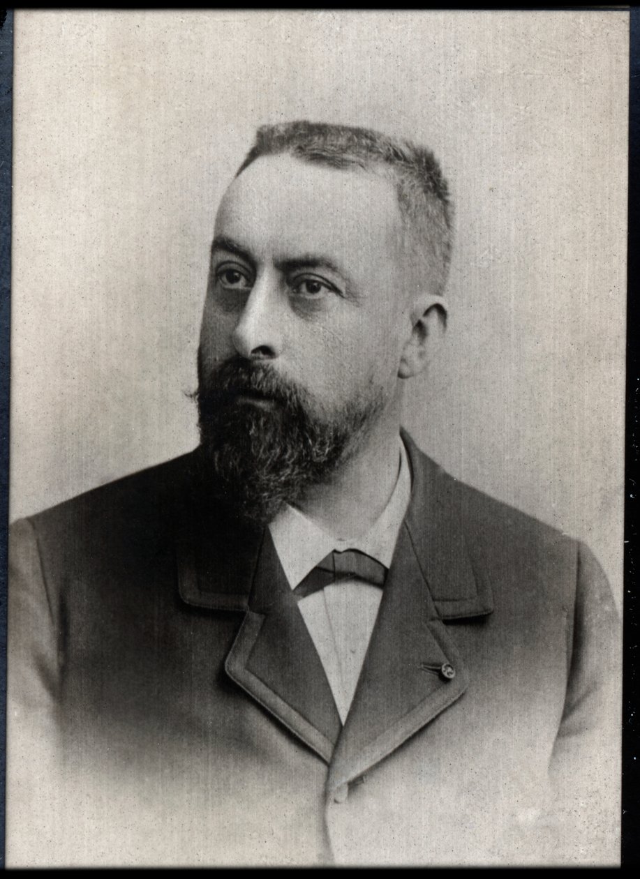 Porträtt av Alfred Rambaud (1842-1905), fransk historiker. av French Photographer