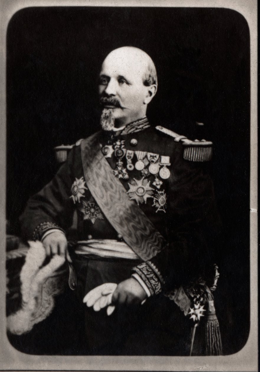 Porträtt av Antoine Eugene Alfred Chanzy (1823-1883), fransk general. av French Photographer