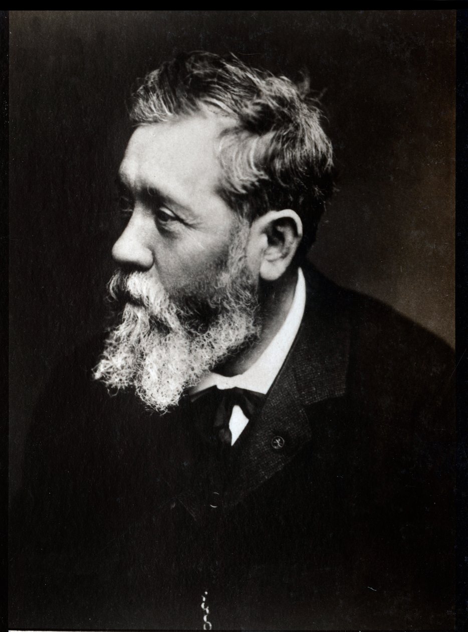 Porträtt av Antoine Vollon (1833-1900), fransk målare. av French Photographer
