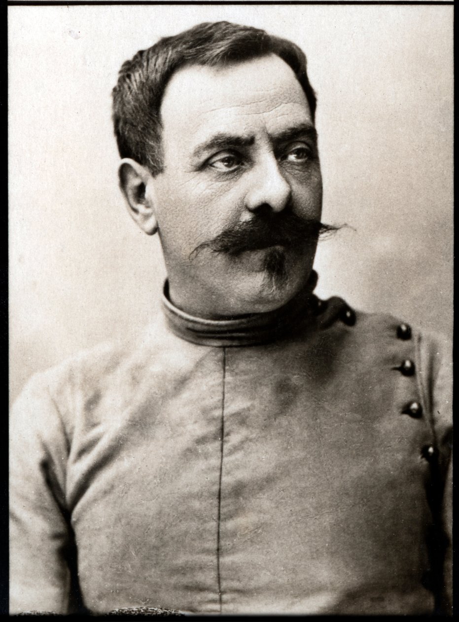 Porträtt av Arsene Vigeant (f. 1842), fransk fäktare. av French Photographer