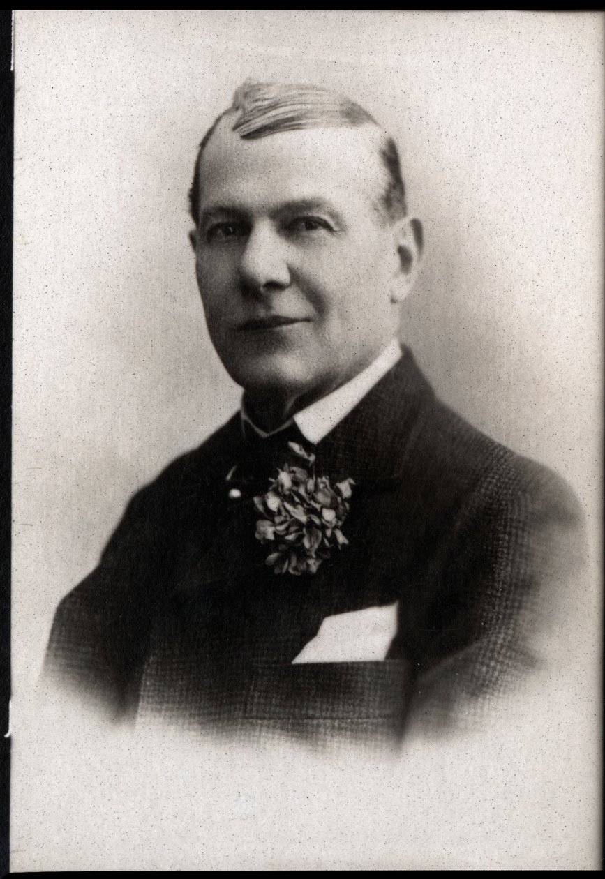 Porträtt av Baron (1838-1920), fransk skådespelare. av French Photographer