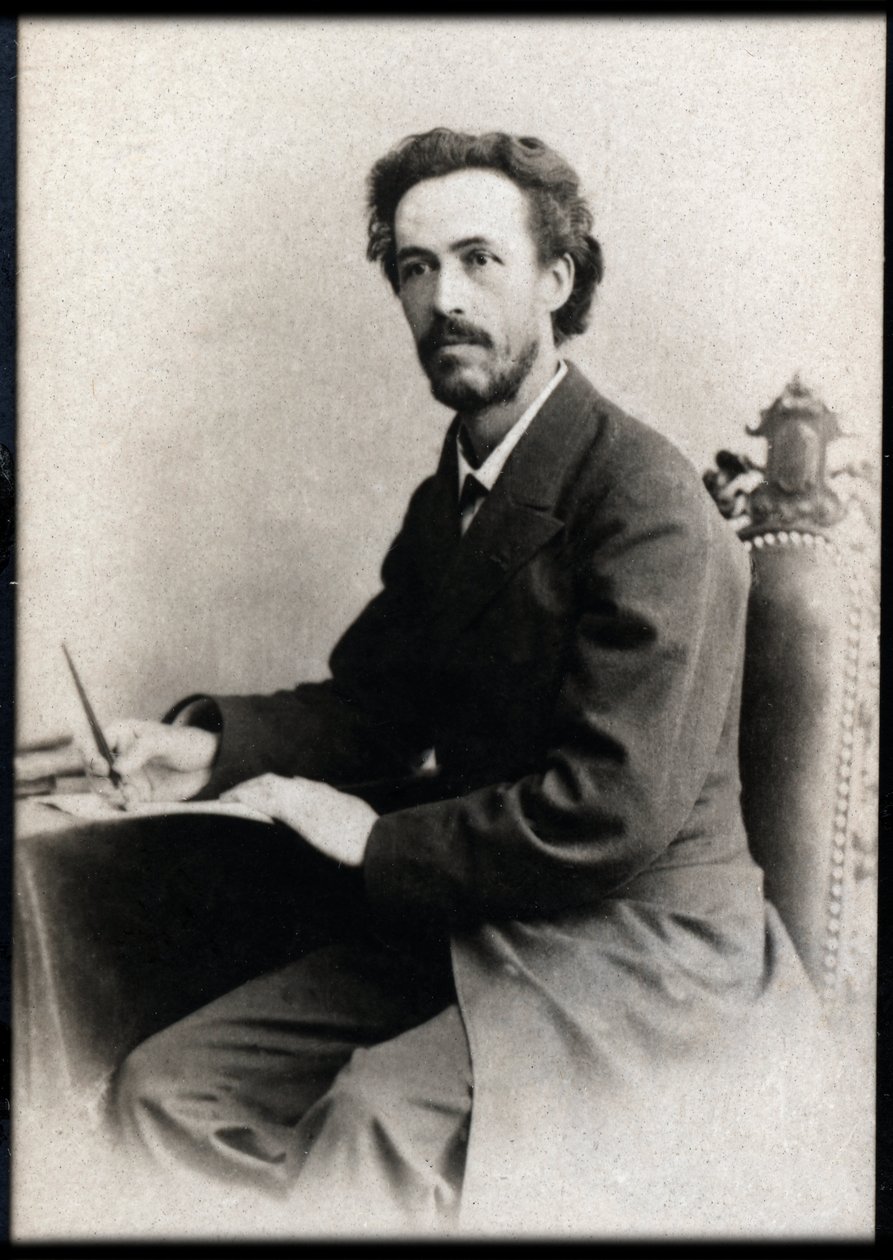 Porträtt av Benjamin Godard (1849-1895), fransk violinist och kompositör. av French Photographer