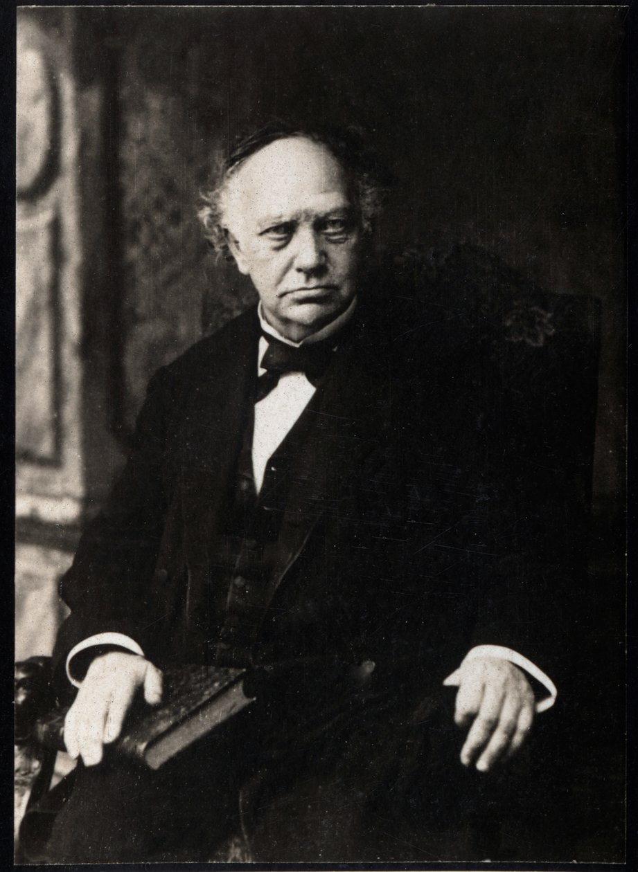 Porträtt av Charles Hermite (1822 -1901), fransk matematiker. av French Photographer