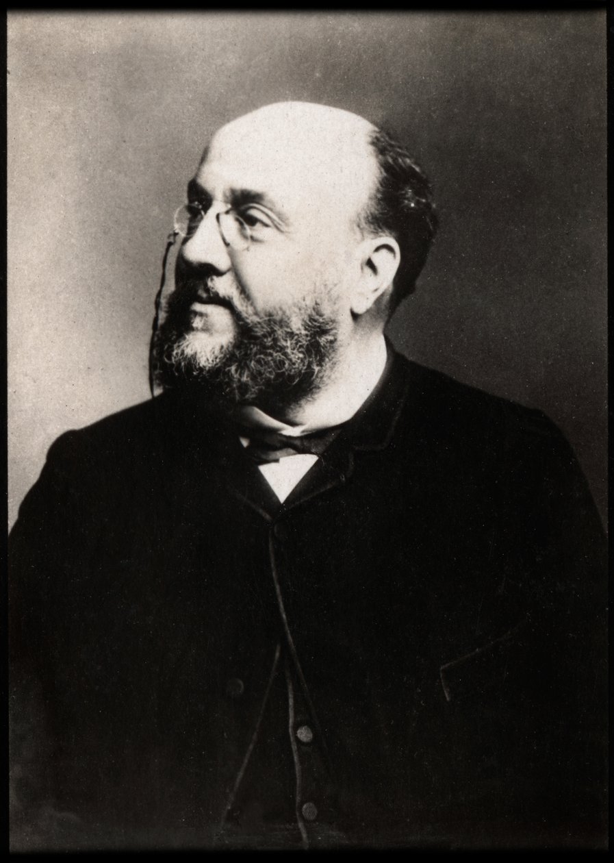 Porträtt av Charles Lamoureux (1834-1899), fransk dirigent och violinist. av French Photographer