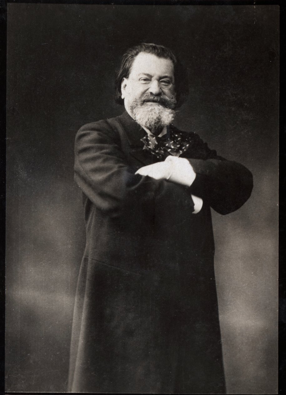 Porträtt av Edouard Drumont (1844-1917), fransk journalist. av French Photographer