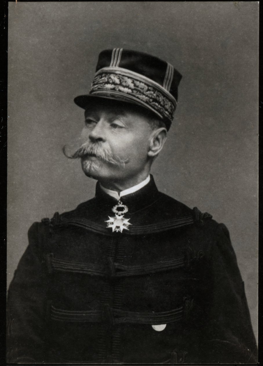 Porträtt av Emile Auguste Francois Zurlinden (1837-1929), fransk general och politiker. av French Photographer