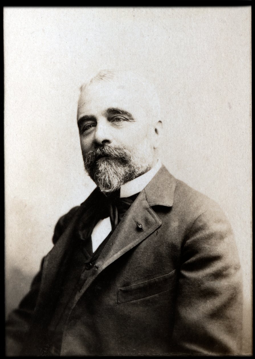 Porträtt av Ernest Lauisse (1842-1922), fransk historiker. av French Photographer
