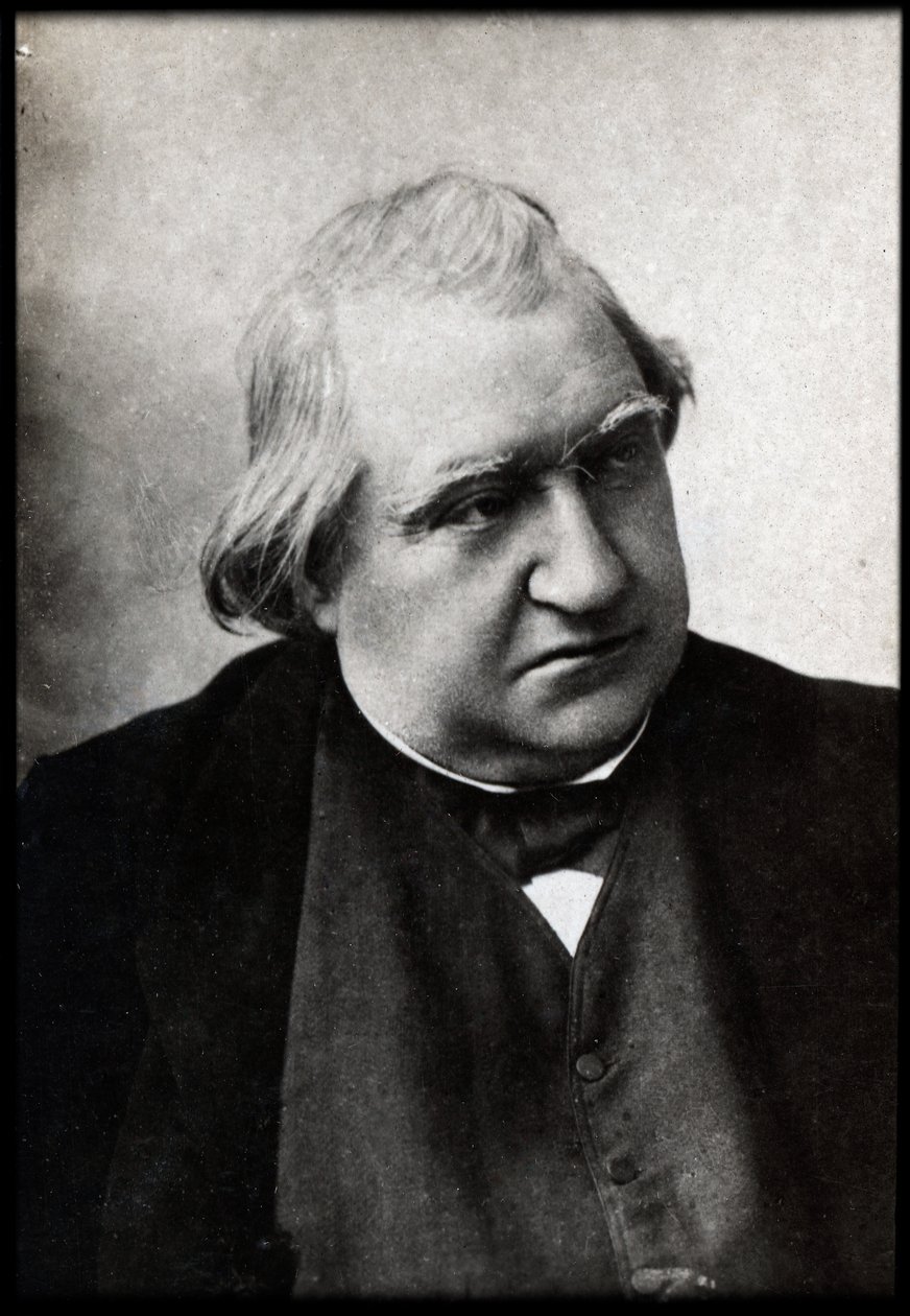 Porträtt av Ernest Renan (1823-1892), fransk filosof och författare. av French Photographer