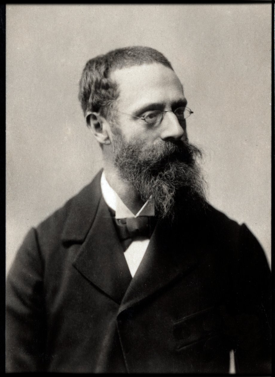 Porträtt av Francis Tattegrain (1852-1915), fransk målare. av French Photographer