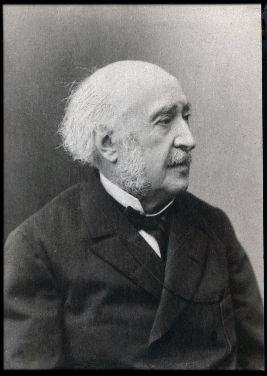 Porträtt av Francois Jules Suisse (Jules Simon) (1814-1896), fransk statsman och filosof. av French Photographer