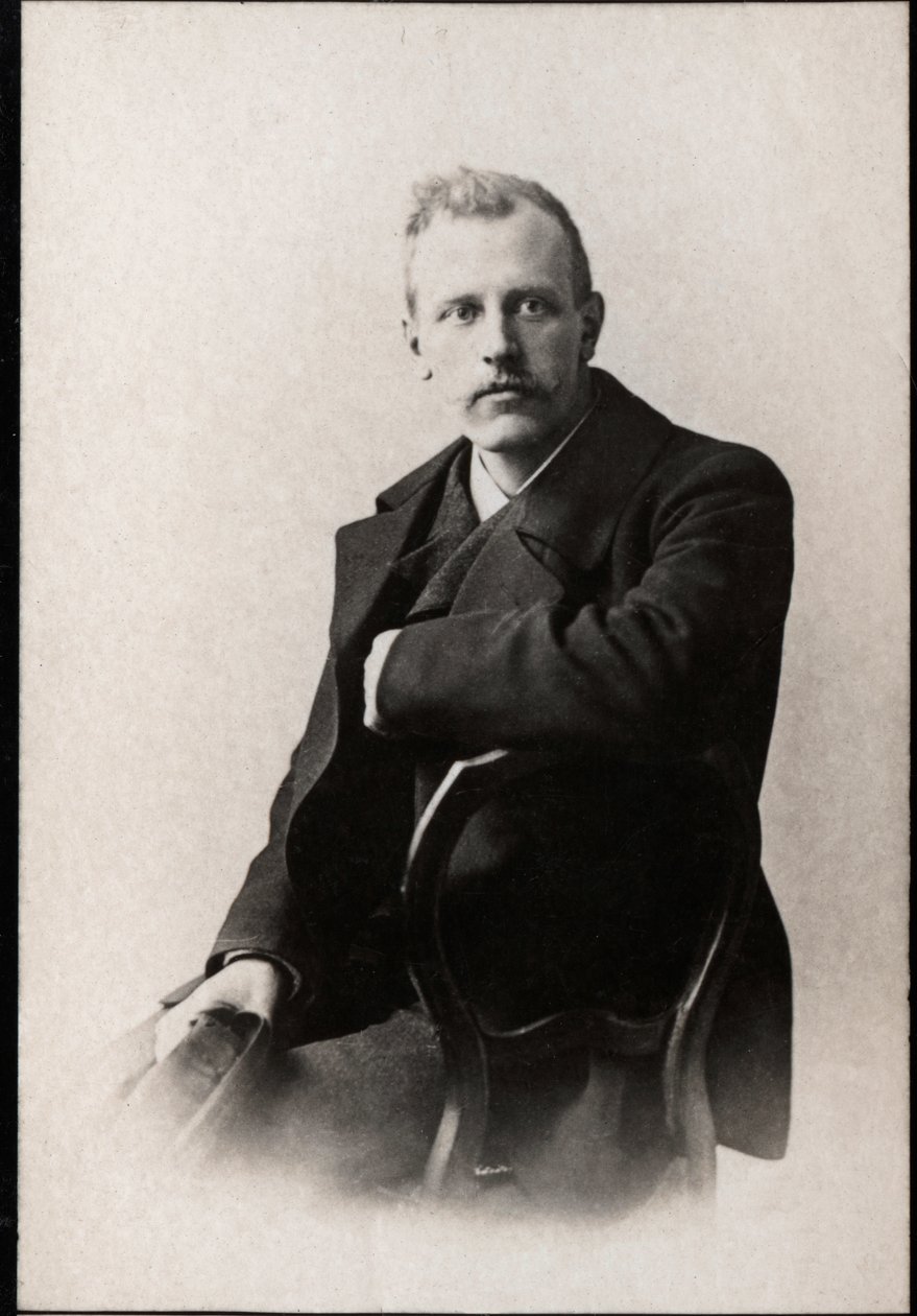 Porträtt av Fridtjof Nansen (1861-1930) 1897 av French Photographer