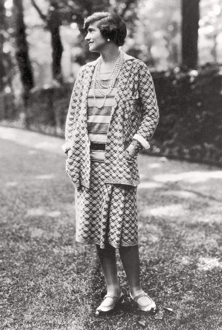 Porträtt av Gabrielle Coco Chanel, 1929 av French Photographer