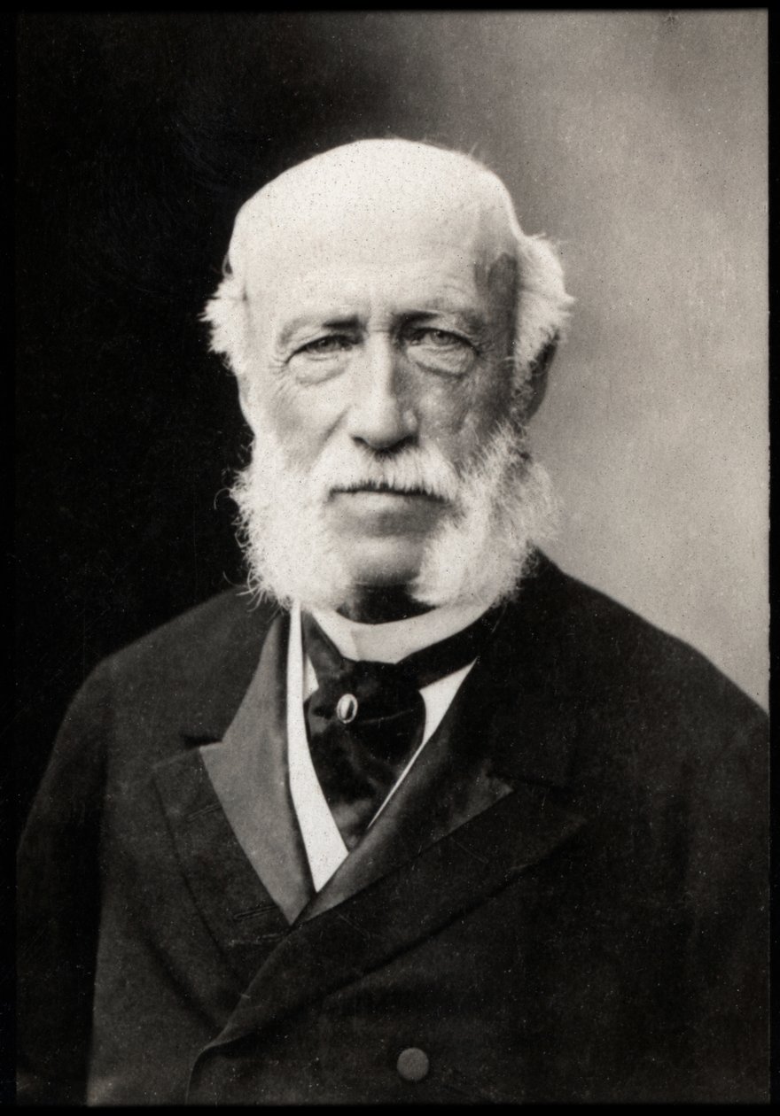 Porträtt av Georg Herbert zu Munster (1820-1902), tysk statsman. av French Photographer