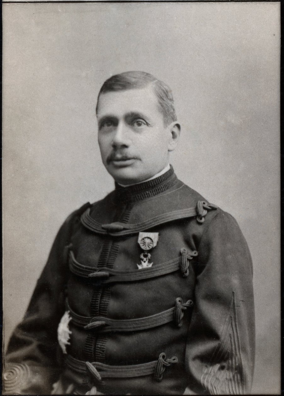 Porträtt av Gustave Borgnis Desbordes (1839-1900), fransk general. av French Photographer