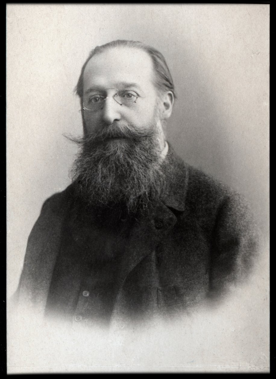Porträtt av Henri (Henry) Fouquier (1838-1901), fransk journalist, författare och politiker. av French Photographer