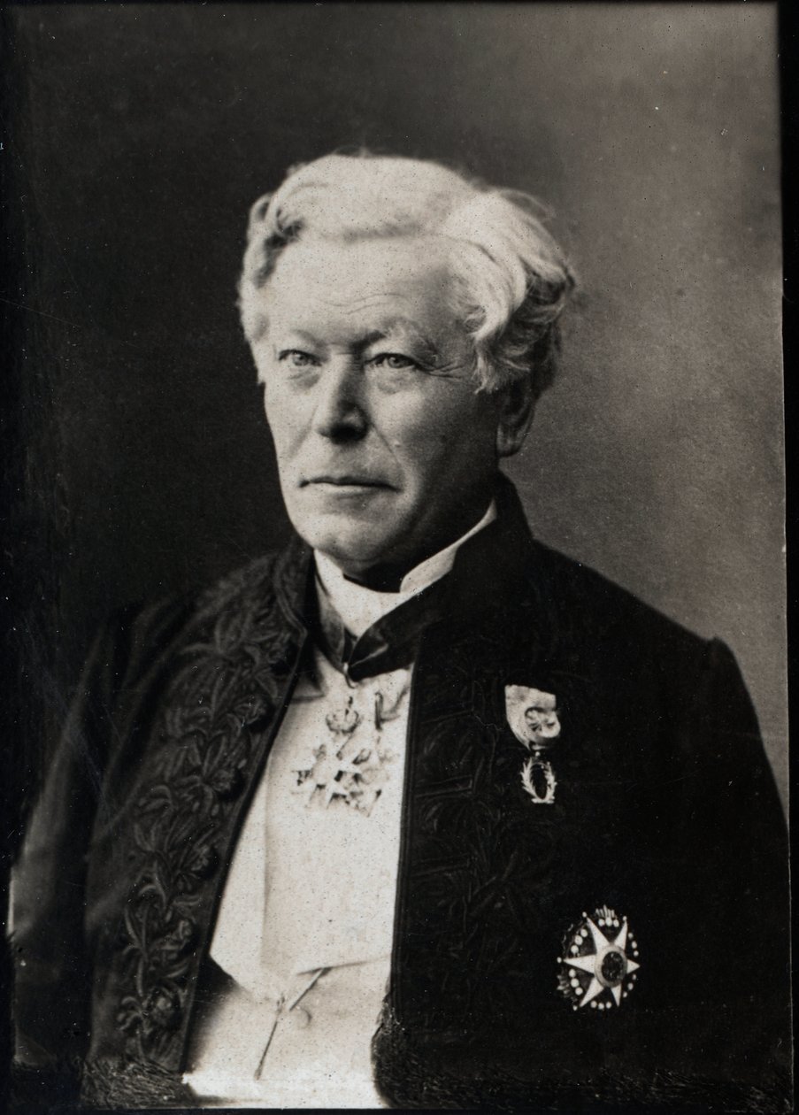 Porträtt av Herve Auguste Faye (1814-1902), fransk astronom. av French Photographer