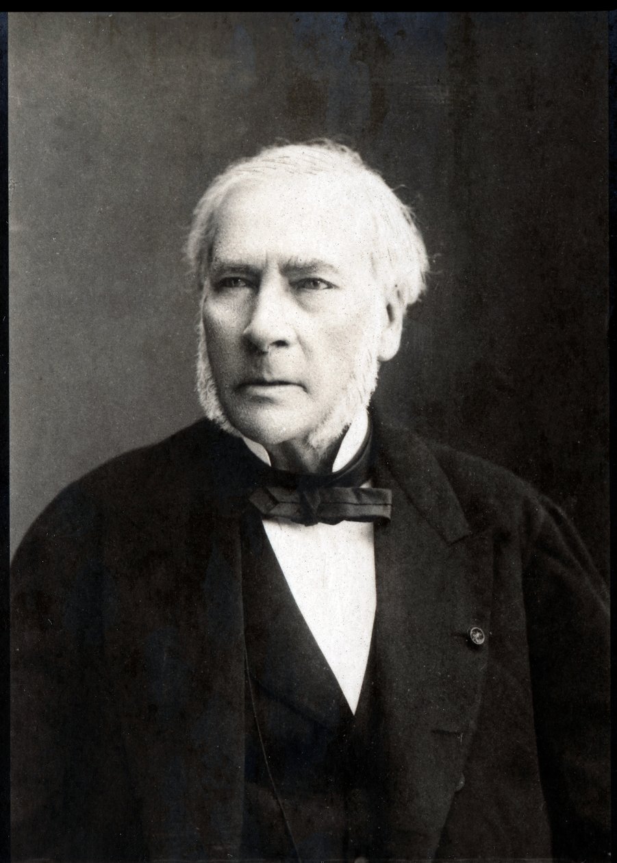 Porträtt av Jean Baptiste Joseph Dieudonne Boussingault (1802-1887), fransk kemist. av French Photographer