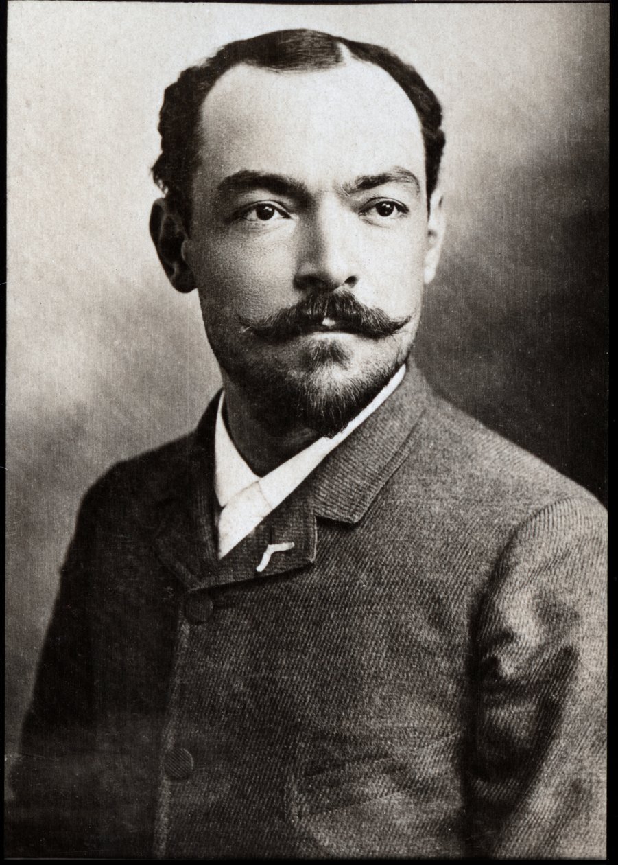 Porträtt av Leon Marais (1853-1891), fransk skådespelare. av French Photographer