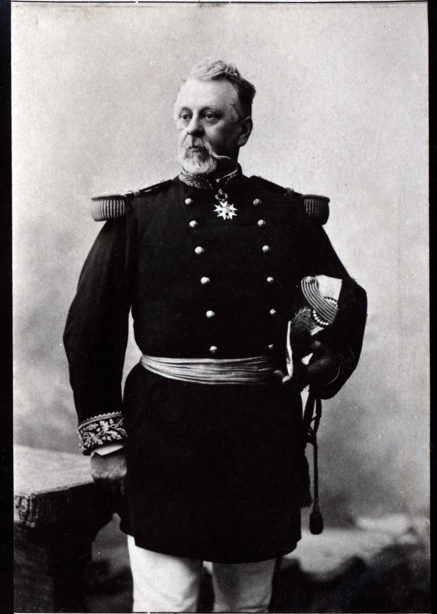 Porträtt av Leon de Poilloue de Saint Mars (1832-1897), fransk general. av French Photographer
