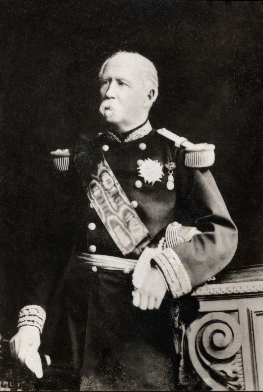 Porträtt av Patrice av Mac Mahon (1808-1893) av French Photographer