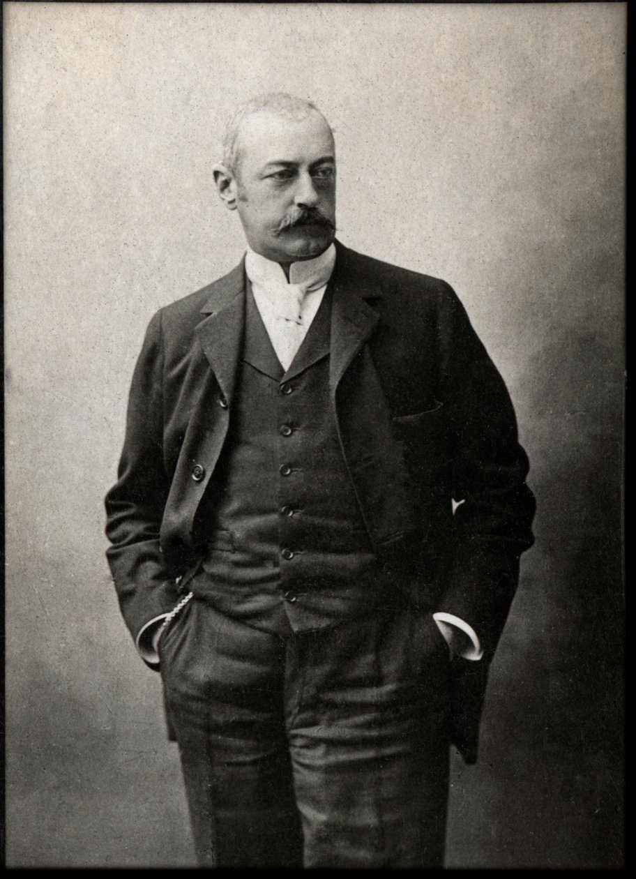 Porträtt av Pierre Waldeck Rousseau (1846-1904), fransk statsman. av French Photographer