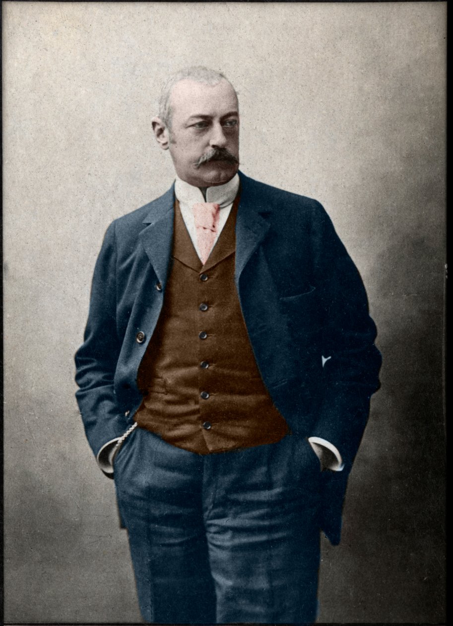 Porträtt av Pierre Waldeck Rousseau (1846-1904), fransk statsman. av French Photographer