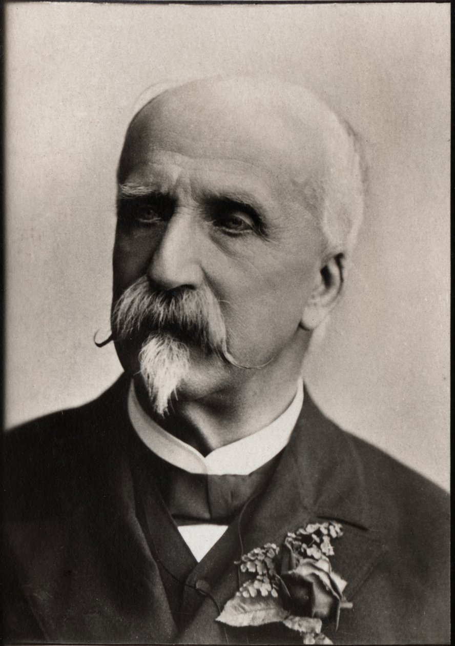 Porträtt av prins Henri dOrleans, hertig av Aumale (1822-1897), fransk militär och politiker. av French Photographer