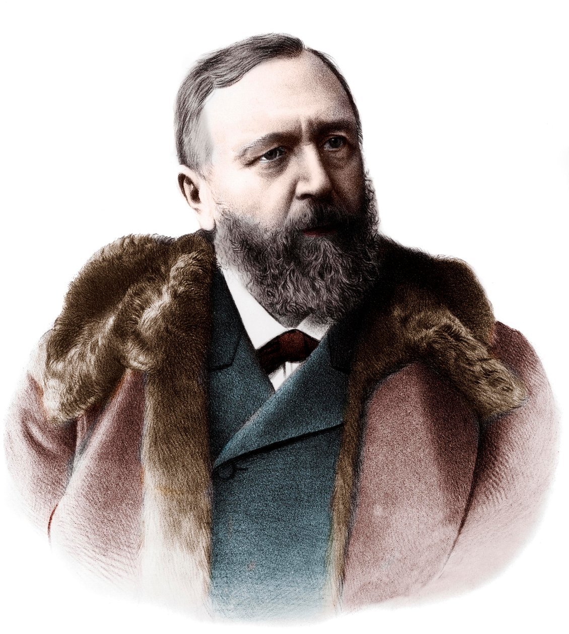 Porträtt av Richard von Krafft Ebing (1840-1902), tysk neuropsykiater. av French Photographer