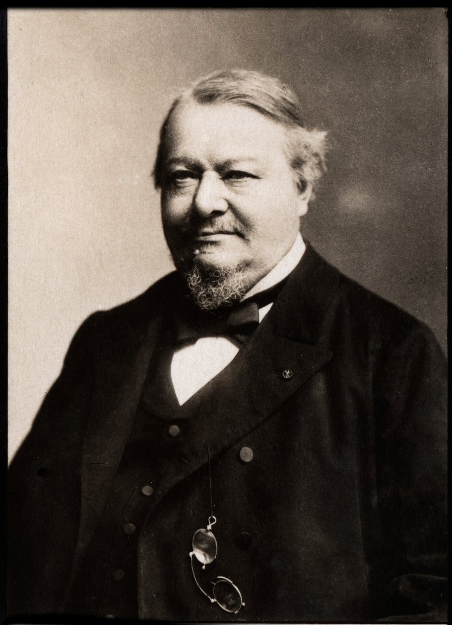 Porträtt av Stephane Tarnier (Docteur Tarnier) (1828-1897), fransk obstetriker. av French Photographer