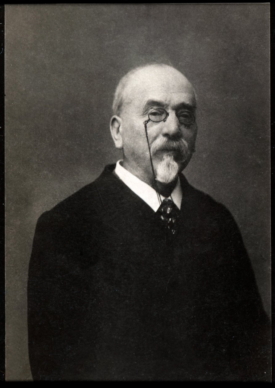 Porträtt av Victor Cherbuliez (1829-1899), fransk författare och författare. av French Photographer