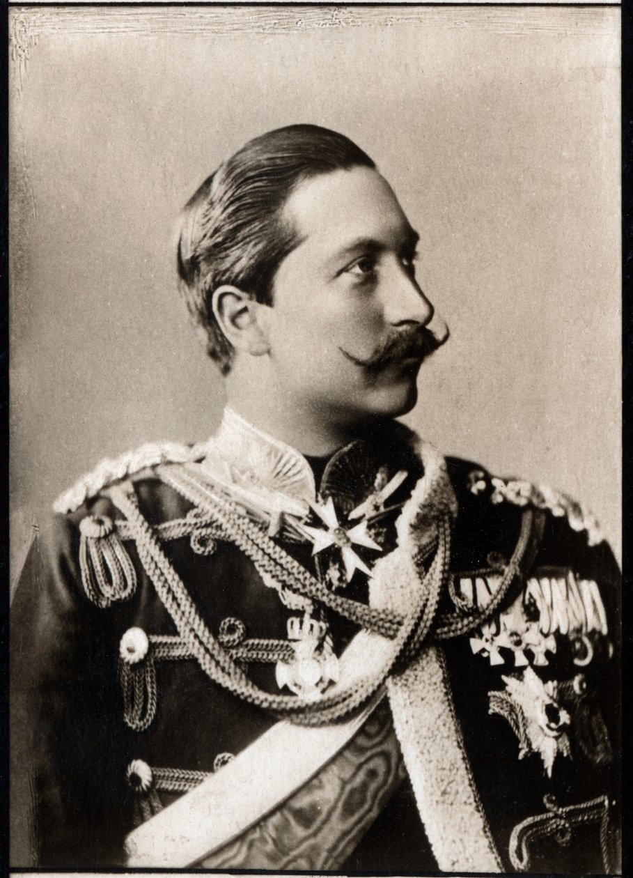 Porträtt av Wilhelm II (1859-1941), tysk kejsare. av French Photographer