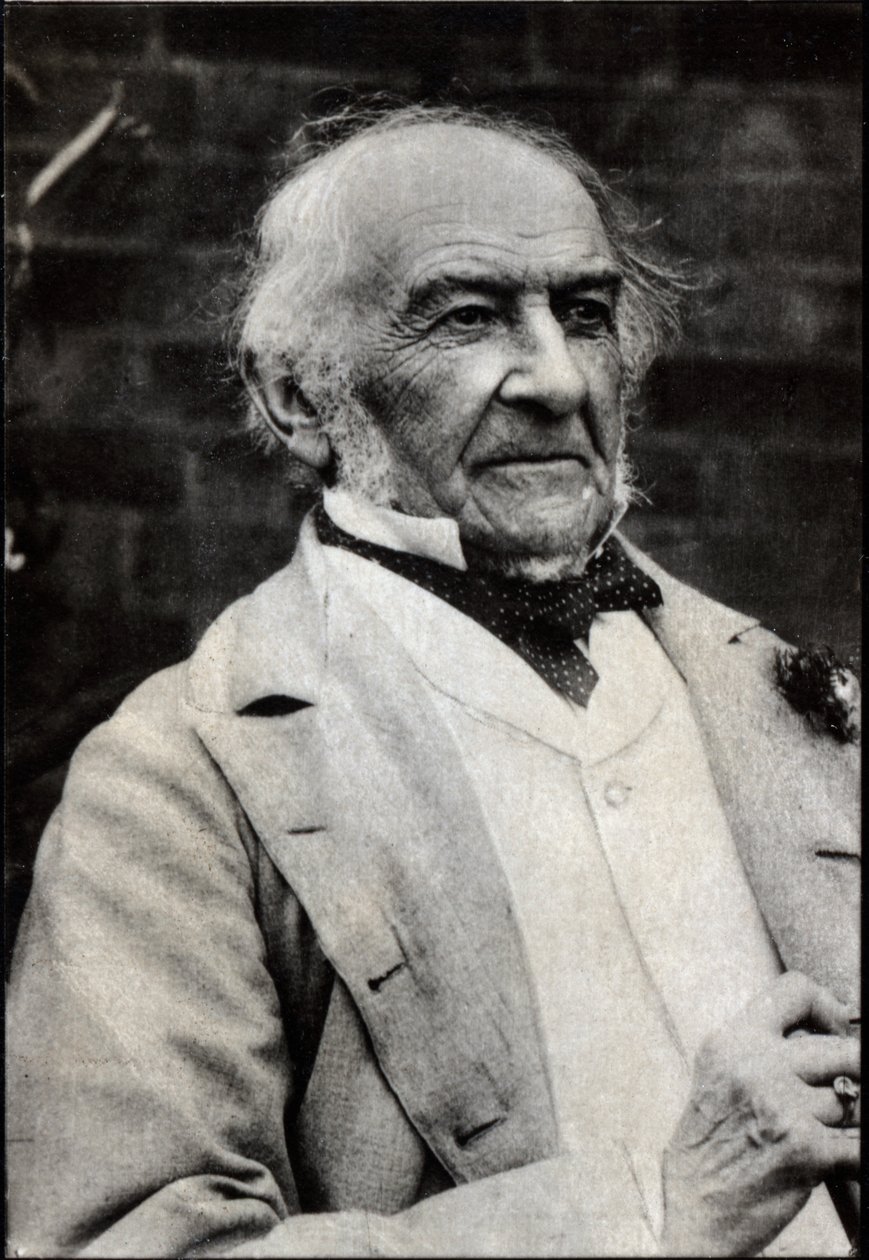 Porträtt av William Ewart Gladstone (1809-1898), brittisk statsman. av French Photographer