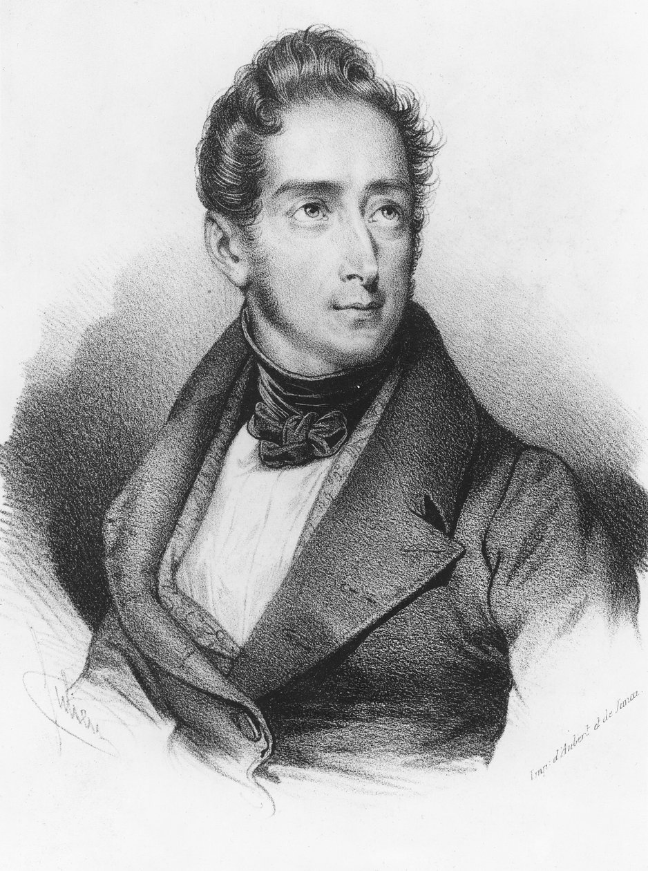 Alphonse de Lamartine av French School
