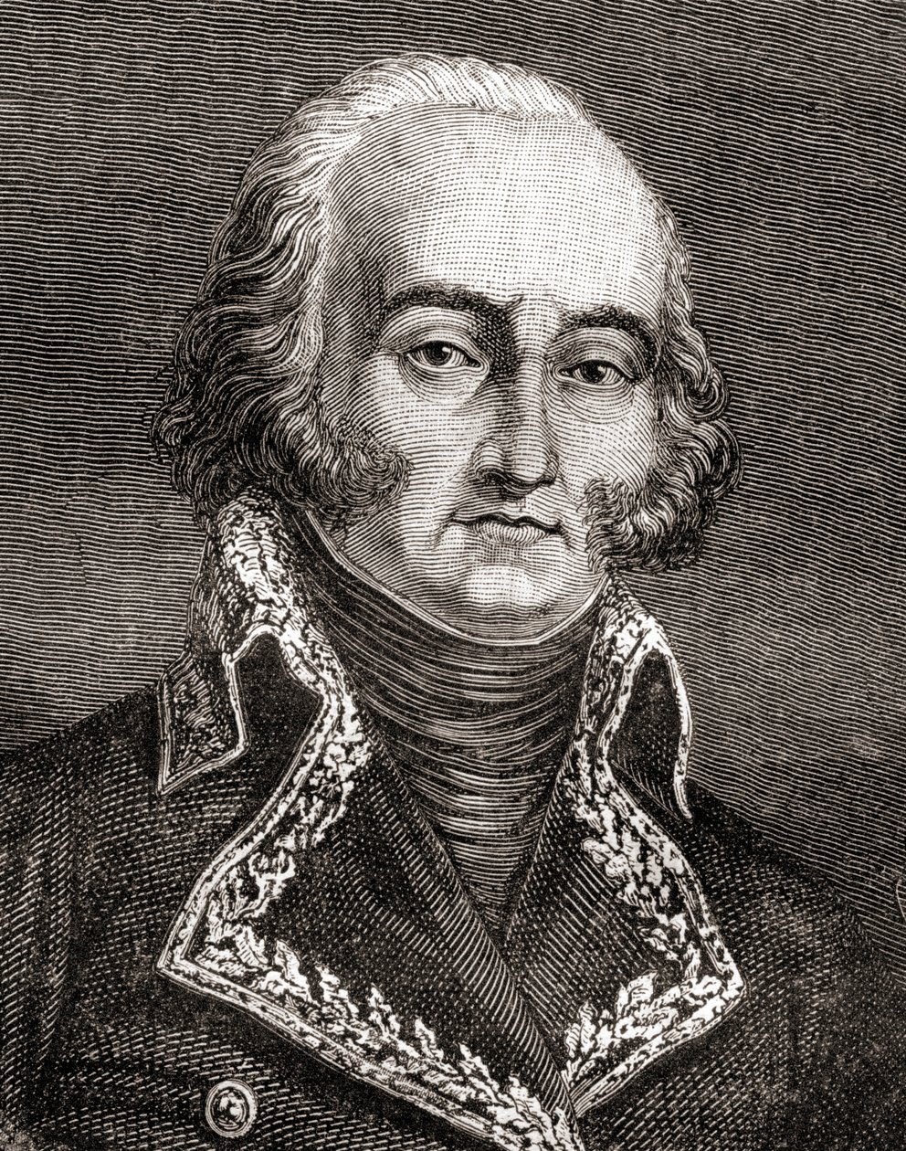 Jean-Baptiste Cyrus de Timbrune de Thiembronne, greve av Valence, från den franska revolutionens historia, av Louis Blanc av French School