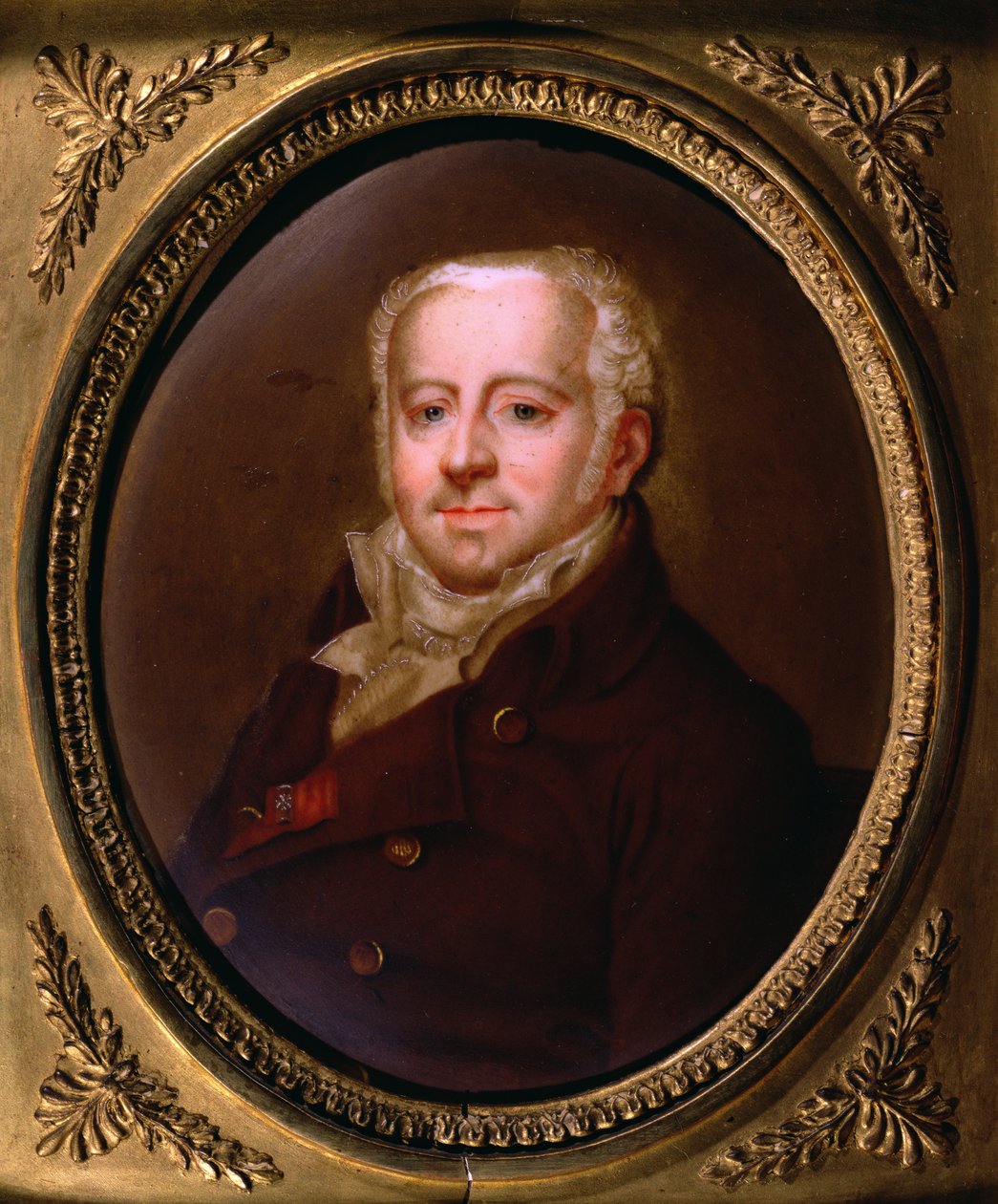Jean-Nicolas Corvisart des Marets (1755-1821) (olja på porslin) av French School