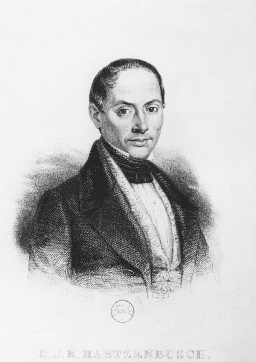 Juan Eugenio Hartzenbusch av French School