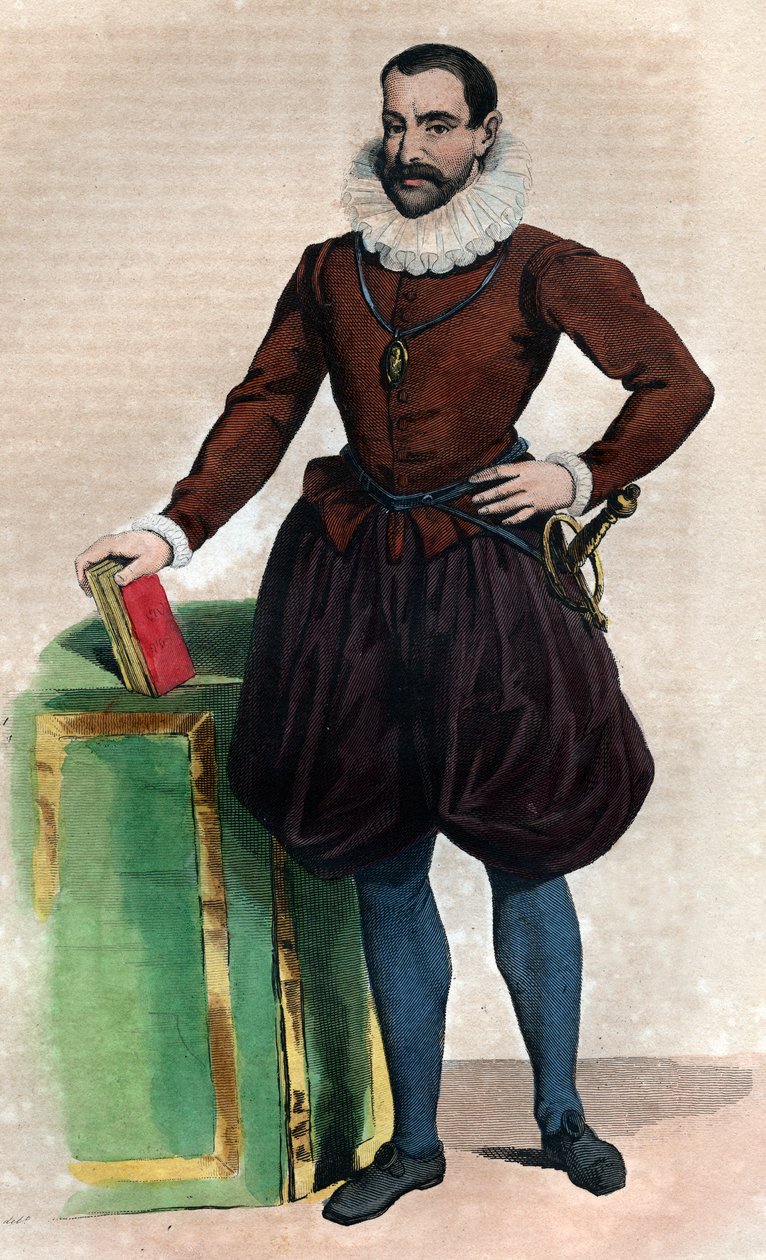 Porträtt av Philippe Duplessis Mornay (1549-1623), Lord of Plessis Marly, fransk protestantisk författare. av French School