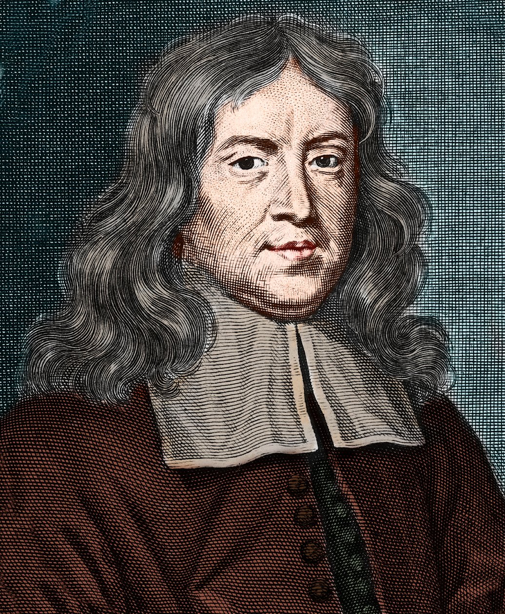 Porträtt av Thomas Sydenham (1624-1689). engelsk läkare. av French School
