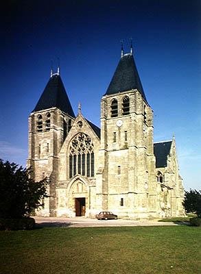 Utsikt över kyrkan av French School