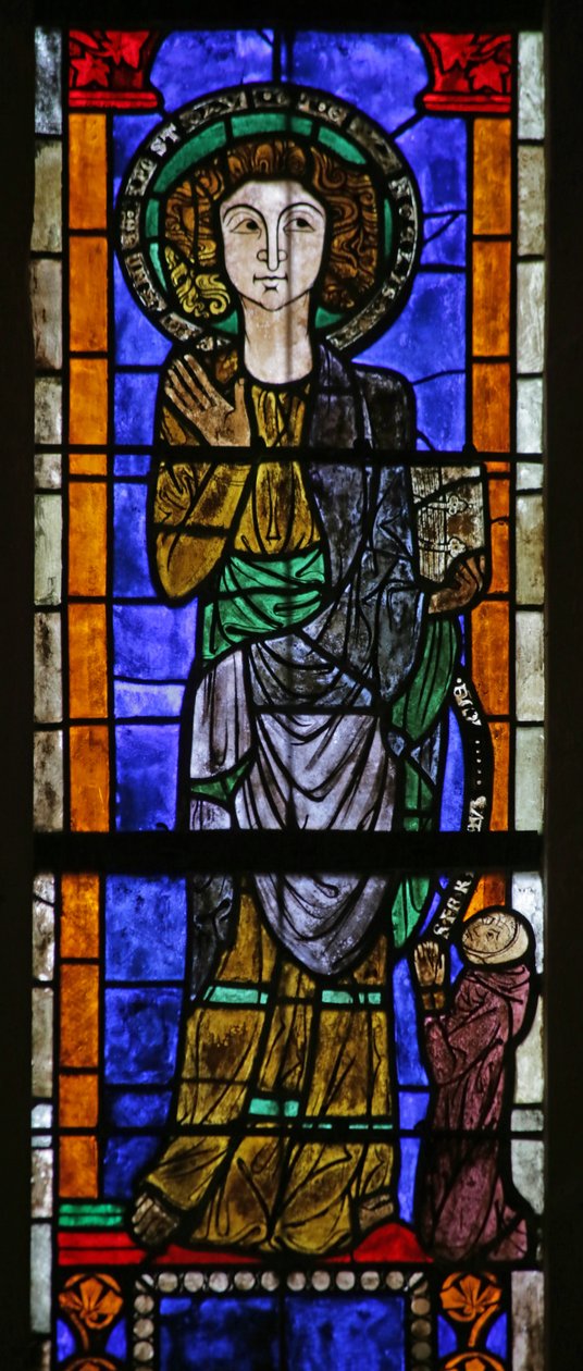 Fönster föreställande Sankt Johannes av French School