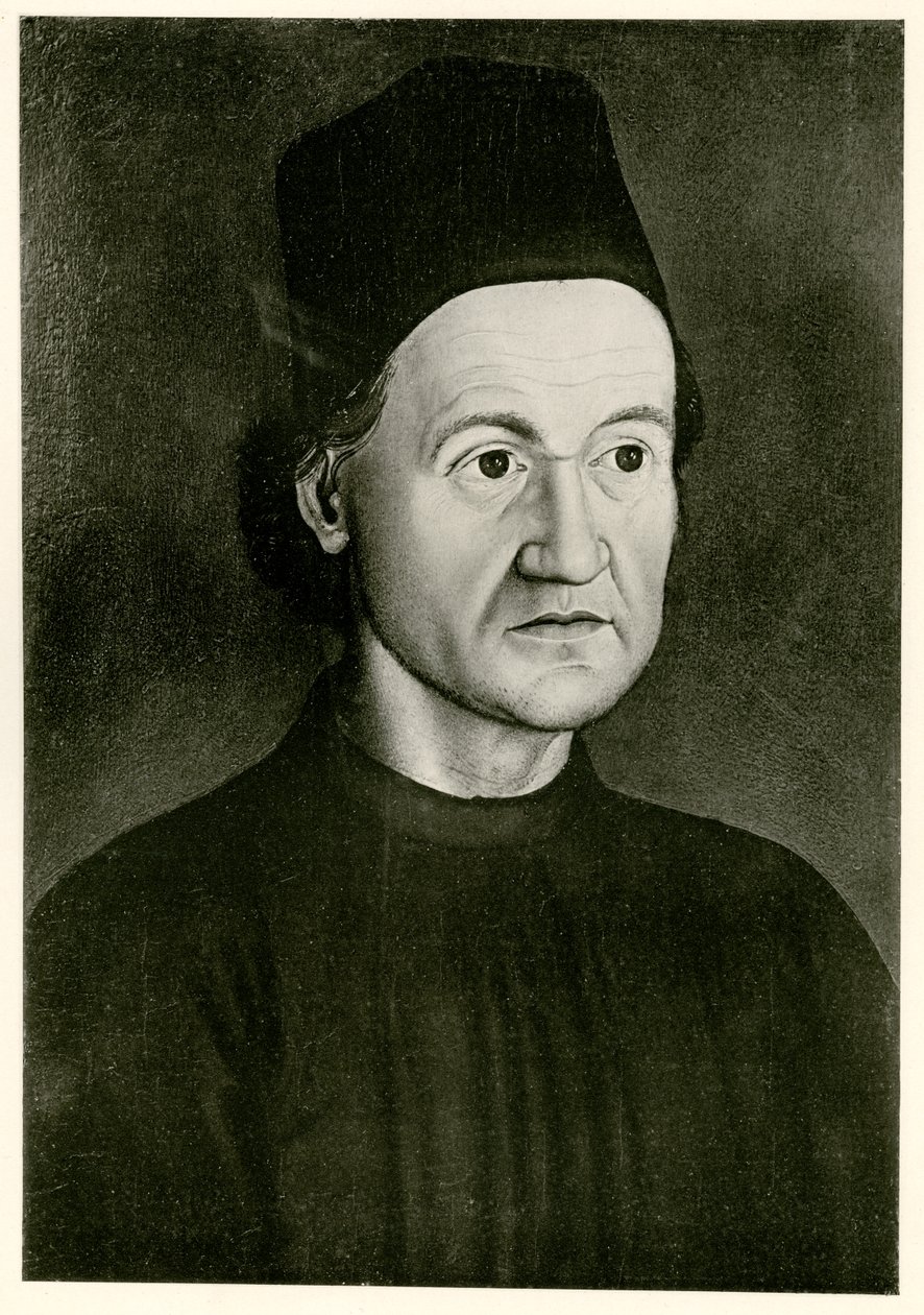 Johannes Geiler von Kaisersberg, 1884-90 (fototyp) av German School