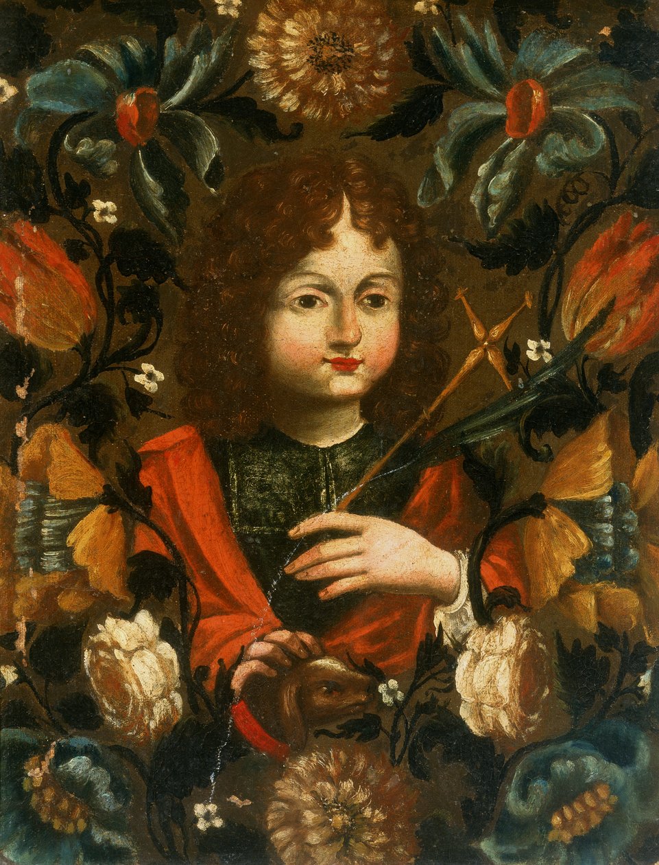 Sankt Johannes Døberen Ons av Italian School