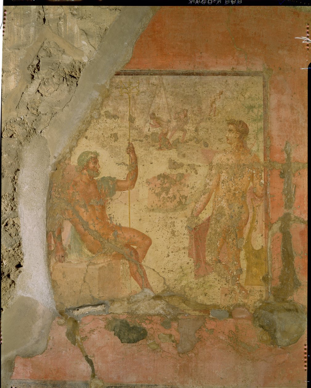 Neptunus och Apollo, romersk, 1:a århundradet av Roman