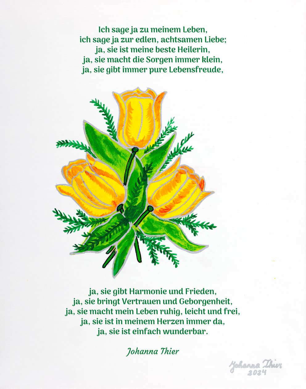 Jag säger ja - version 1 av Johanna Thier