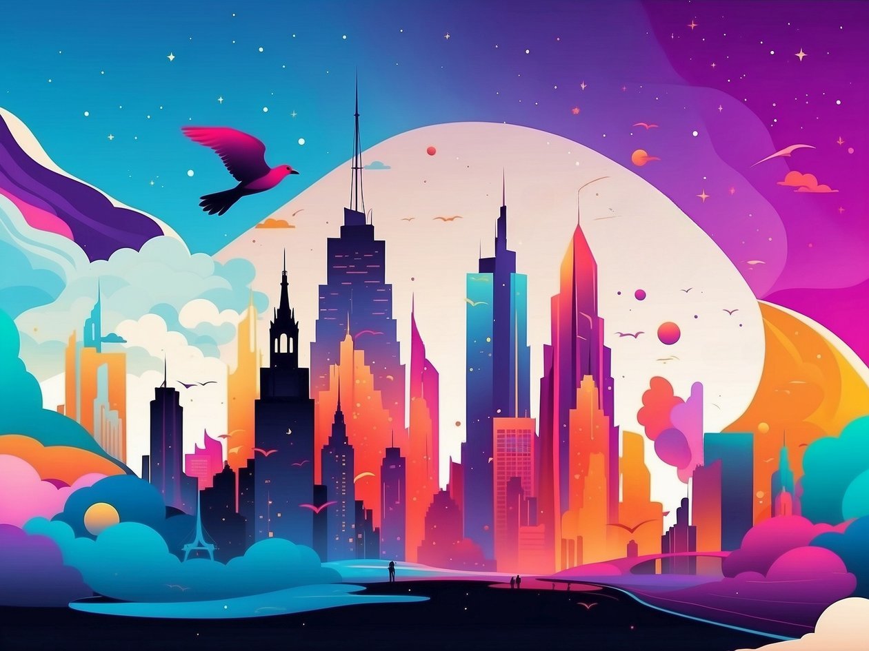 Space City 1 av Mario Witt