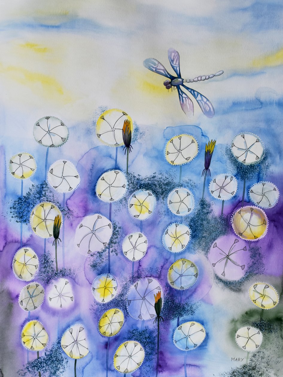 Pusteblumen av Marys Watercolors