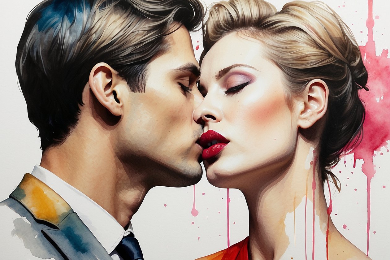 Pop Art Kiss W51 av Mario Witt