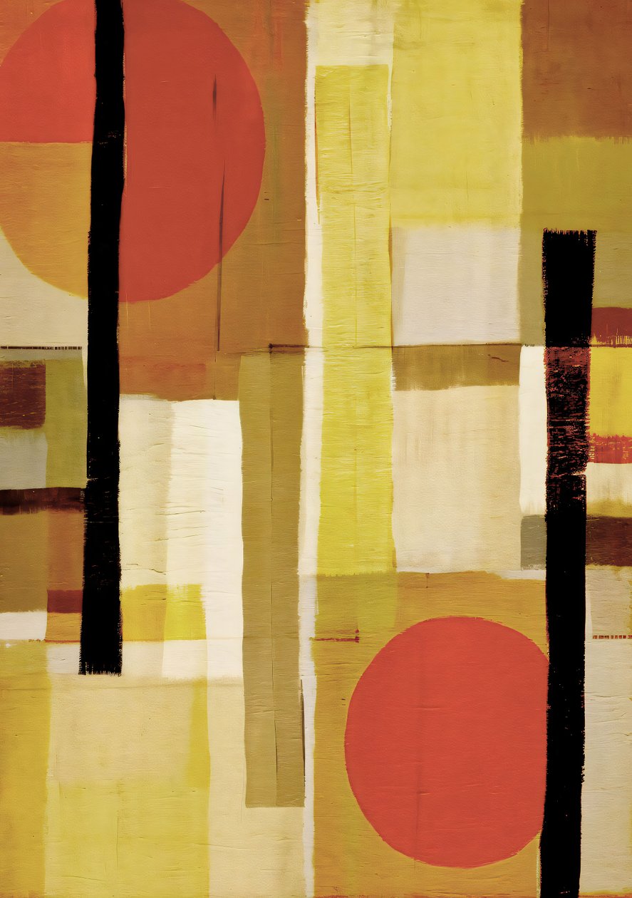 Boho mixed poster, Modern väggdekoration för rum | print on demand av F. Abderrahim