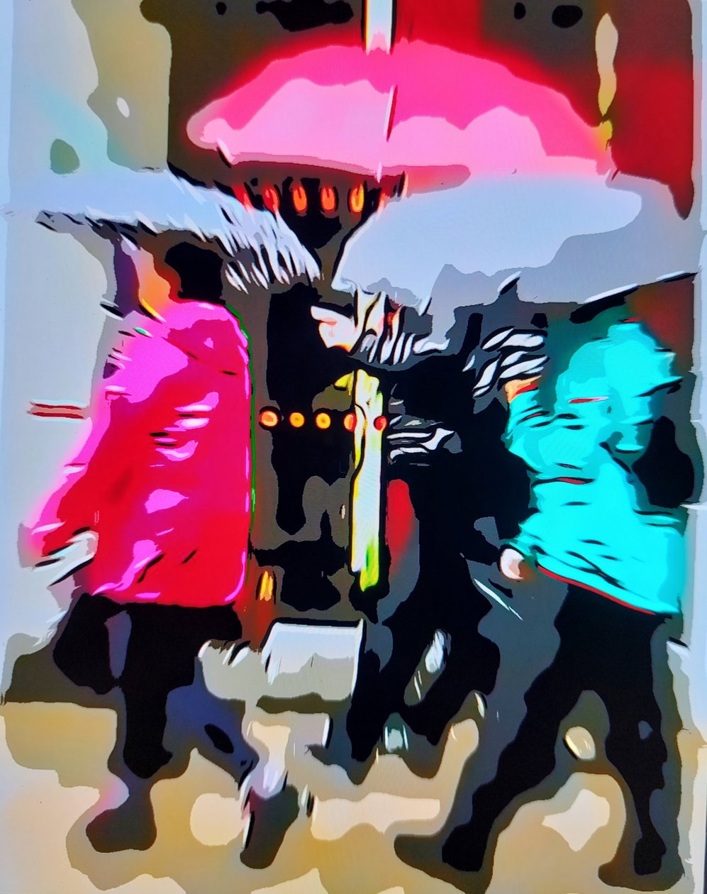 Färgglatt regn av Mavet
